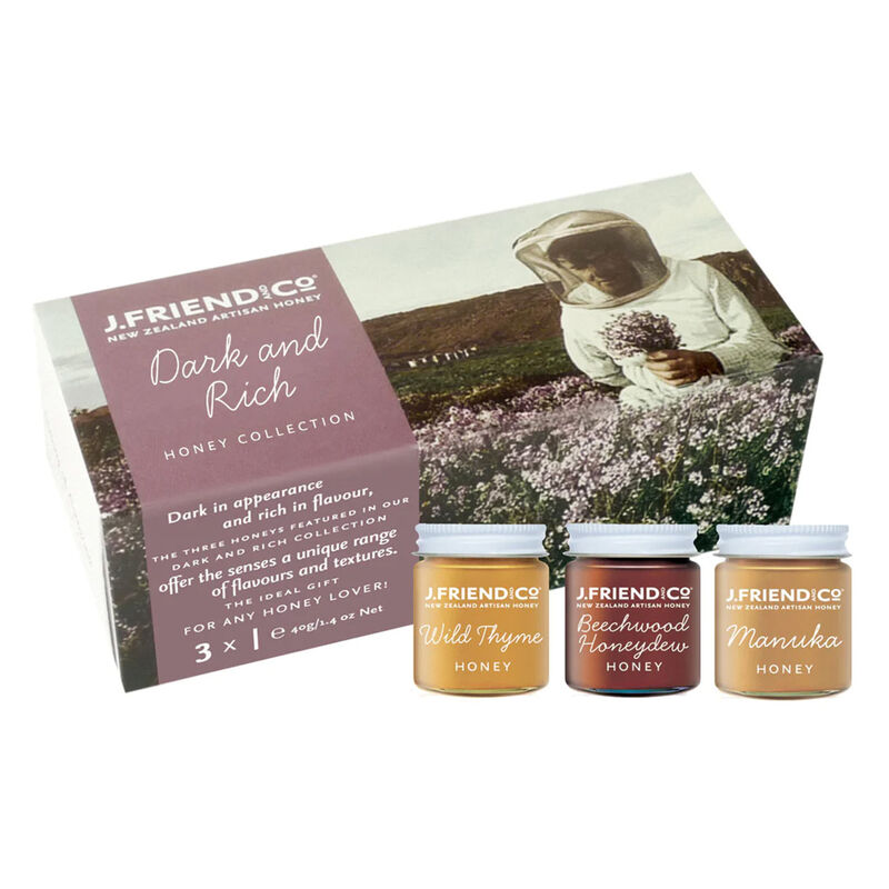 J. Friend and Co. Dark and Rich Honey Collection 3 x 40g image number 0